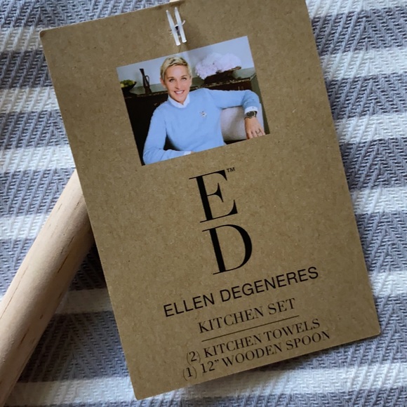 LAST SET - NEW ED joy kitchen towels & love wooden spoon set - Picture 4 of 6